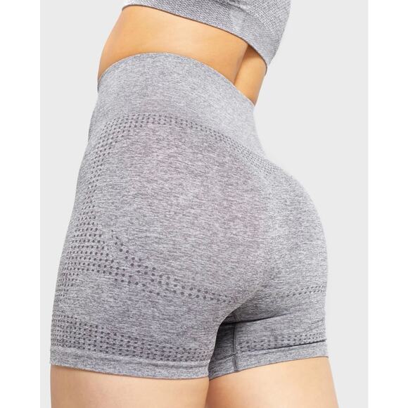 Gymshark Vital Seamless Gray Athletic Shorts - Picture 2 of 8